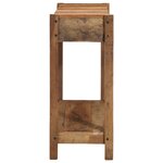 vidaXL Table Console 107x33x76 cm Bois Massif Récupéré