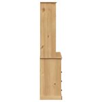 vidaXL Buffet haut VIGO 80x40x176 cm bois massif de pin