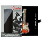 FENDER STRATOCASTER FIESTA RED Guitar 1 Oz argent monnaie 2 Dollars Solomon Islands 2022