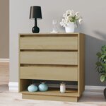 vidaXL Buffet Chêne sonoma 70x41x75 cm Bois d'ingénierie