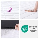 vidaXL Matelas en mousse moyennement doux 100x200 cm