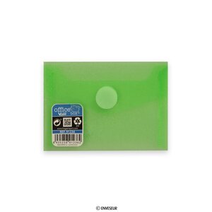 Lot de 20 enveloppes verte avec fermeture velcro 85x120 mm v-lock