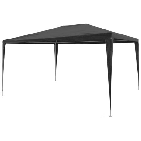 vidaXL Tente de réception 3x4 m PE Anthracite