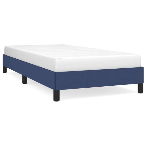 vidaXL Cadre de lit Bleu 80 x 200 cm Tissu