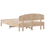vidaXL Cadre de lit sans matelas 160x200 cm bois massif de pin