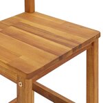 vidaXL Ensemble de bar de jardin 5 Pièces bois d'acacia solide