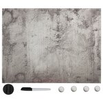 vidaXL Tableau noir magnétique mural Verre 80x60 cm