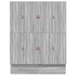vidaXL Lit de rangement Gris Sonoma 180x200 cm