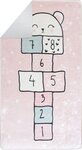 Tapis enfant Marelle 80 x 150 cm - Rose