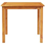 Ensemble de jardin 3 pièces en bois massif d'acacia