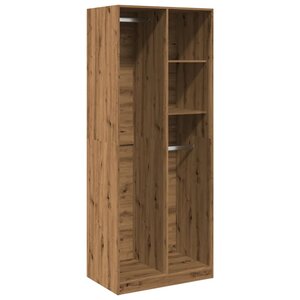 vidaXL Garde-robe chêne artisanal 80x50x200 cm bois d'ingénierie