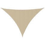 vidaXL Voile de parasol tissu oxford triangulaire 4 5x4 5x4 5 m beige