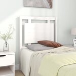 vidaXL Tête de lit Blanc 80 5x4x100 cm Bois massif de pin