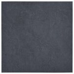 vidaXL Dalles de plancher autoadhésives 20 Pièces PVC 1 86 m² marbre noir