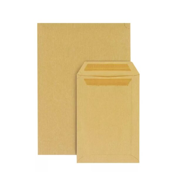 Pochette en papier kraft - 17.6 x 25 cm