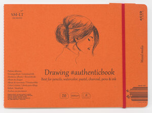 Carnet SM-LT 24 5x17 6cm Mixed Media 18 feuilles 200 g/m²