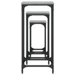 vidaXL Tables d’appoint gigognes 3 Pièces sonoma gris bois d'ingénierie