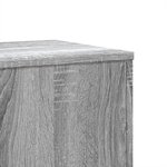 vidaXL Supports pour plantes 2 Pièces sonoma gris bois d'ingénierie