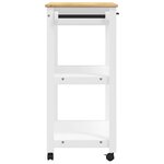 vidaXL Chariot de cuisine MONZA 84x40x90 cm bois massif de pin
