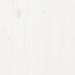 vidaXL Dessus de bureau blanc 100x60x2 5 cm bois massif de pin