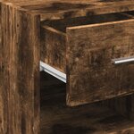 vidaXL Buffet chêne fumé 40x42 5x93 cm bois d'ingénierie