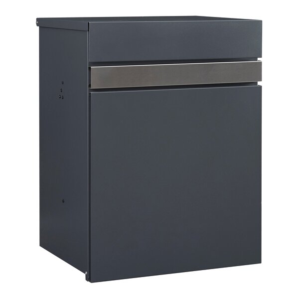 Boîte aux lettres avec panneau frontale acier galvanisé 58 x 44 x 35 cm( Anthracite 03_0006534