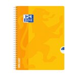 Cahier OPENFLEX spirale 24x32cm 180p grands carreaux 90g Coloris Aléatoire OXFORD