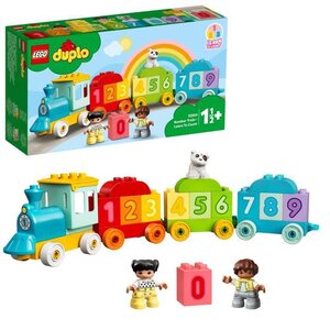 Lego 10954 duplo le train des chiffres - apprendre a compter jeux éducatif 1.5 an cadeau jouet bébé ou set d'apprentissage