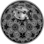 Pièce de monnaie en Argent 25 Dollars g 62.2 (2 oz) Millésime 2024 Entoma LADYBIRD