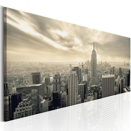 Tableau - ny: morning sky l x h en cm 135x45