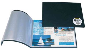 Protège-documents 'Memphis' A3 20 pochettes Noir OXFORD