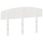 vidaXL Tête de lit blanc 120 cm bois massif de pin
