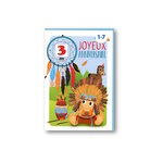 Carte De Voeux Enfant - Anniversaire Age de 1 à 7 ans - Indien Attrape-Rêve Bleu