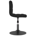 Vidaxl tabouret de bar pivotant noir velours