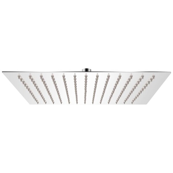 vidaXL Tête de douche plongeante carrée en acier inoxydable 25x25 cm