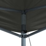 vidaXL Tente de réception pliable 3x4 m Acier Anthracite