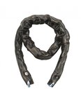 THIRARD - Chaîne acier cémenté zingué Loops  vélo  barrières  Ø 6mm  0.9m  gaine PVC
