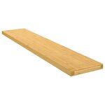 vidaXL Étagère murale 100x20x2 5 cm bambou