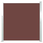 vidaXL Auvent latéral rétractable de patio 140x300 cm Marron