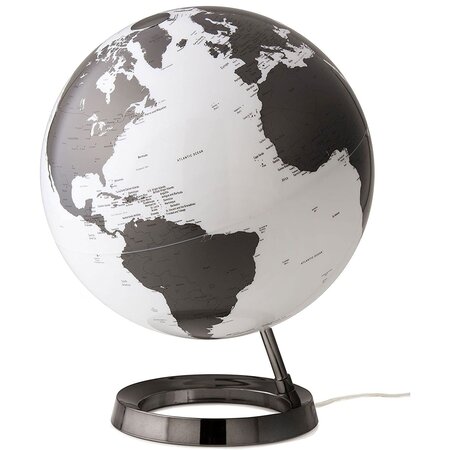 Globe terrestre lumineux Light & Colour Ø 30 cm - Metal Charbon
