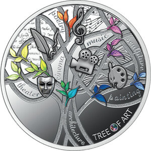 Monnaie TREE OF ART Argent 1$ Niue 2026 (PRÉCOMMANDE)
