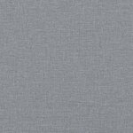 vidaXL Cadre de lit gris clair 120x190 cm tissu