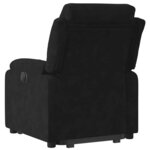 vidaXL Fauteuil inclinable électrique noir velours