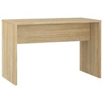 vidaXL Ensemble de coiffeuse avec LED Chêne sonoma Bois d'ingénierie