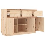 vidaXL Buffet 110x34x75 cm Bois massif de pin