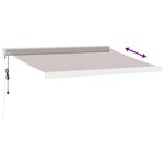 vidaXL Auvent rétractable automatique marron 300x250 cm