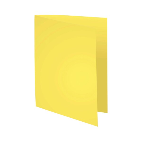 Paquet De 100 Chemises Forever® 170 À Bord Décalé - 24x32cm - Jaune - X 5 - Exacompta