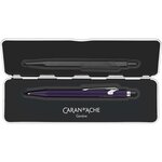 Stylo à bille 849  violet foncé caran d'ache