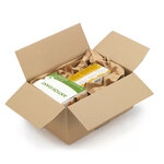 Carton d'emballage carré 20 x 20 x 20 cm - Simple cannelure