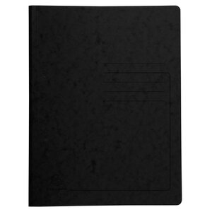 Chemise De Classement À Ressort Carte Lustrée 355gm2 - A4 - Noir - X 25 - Exacompta